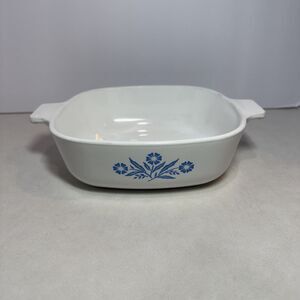 CorningWare Blue Cornflower P-1-B 1 Qt Casserole Dish Vintage USA” No Lid